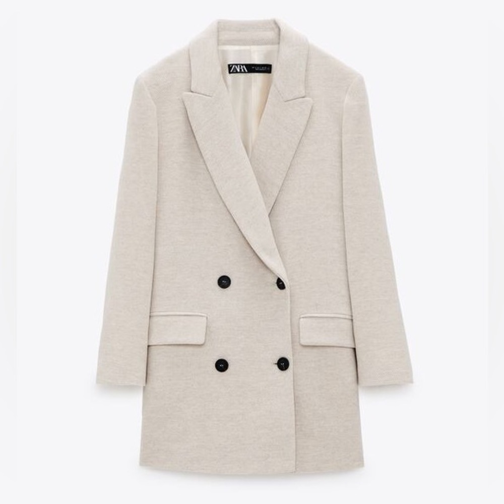 Zara Double Breasted Coat